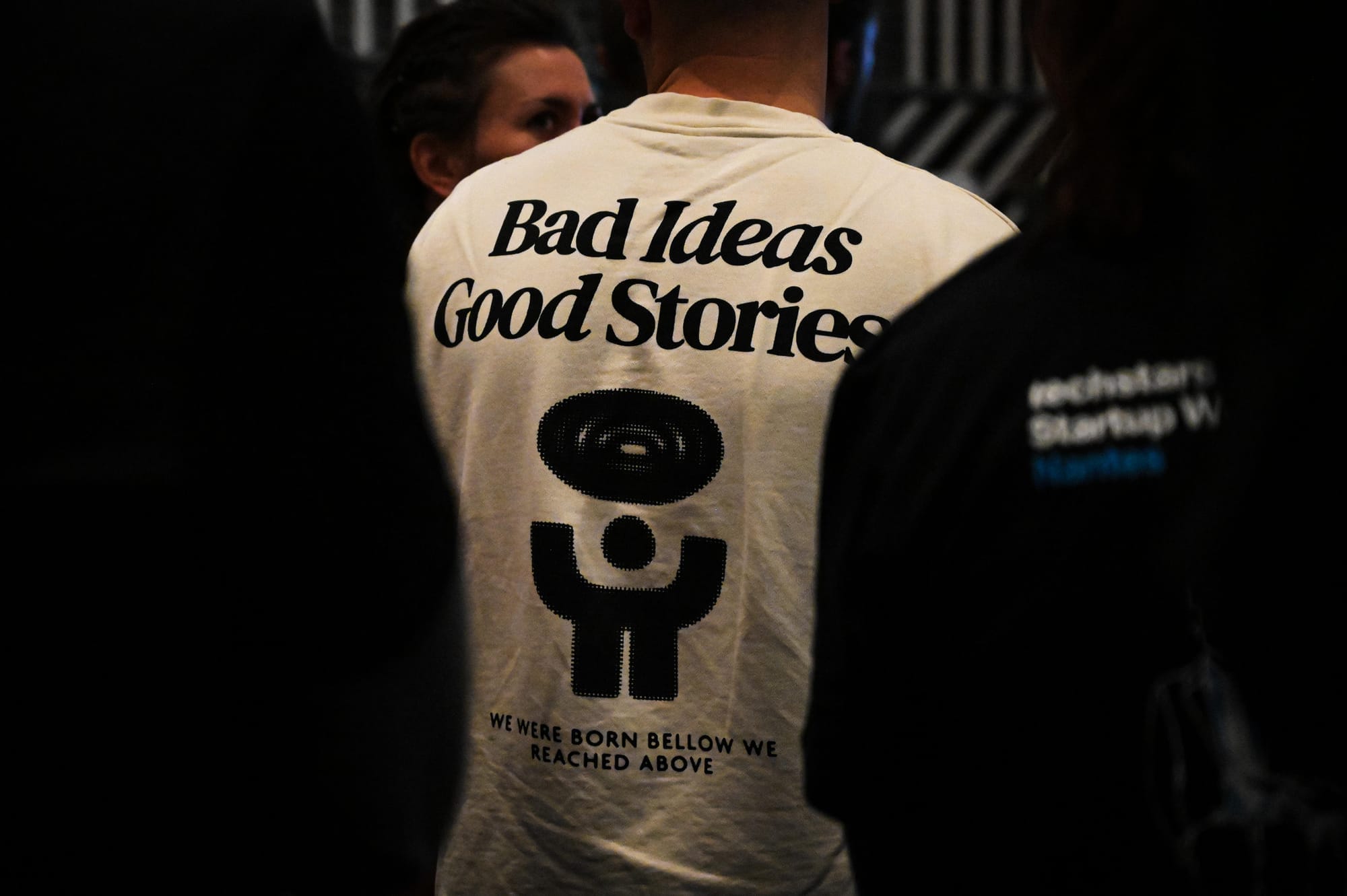 T-shirt « Bad Ideas, Good Stories » du Startup Weekend Nantes